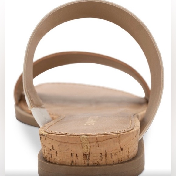 Double Strap Sandal • cork and leather • NIB - Picture 7 of 11